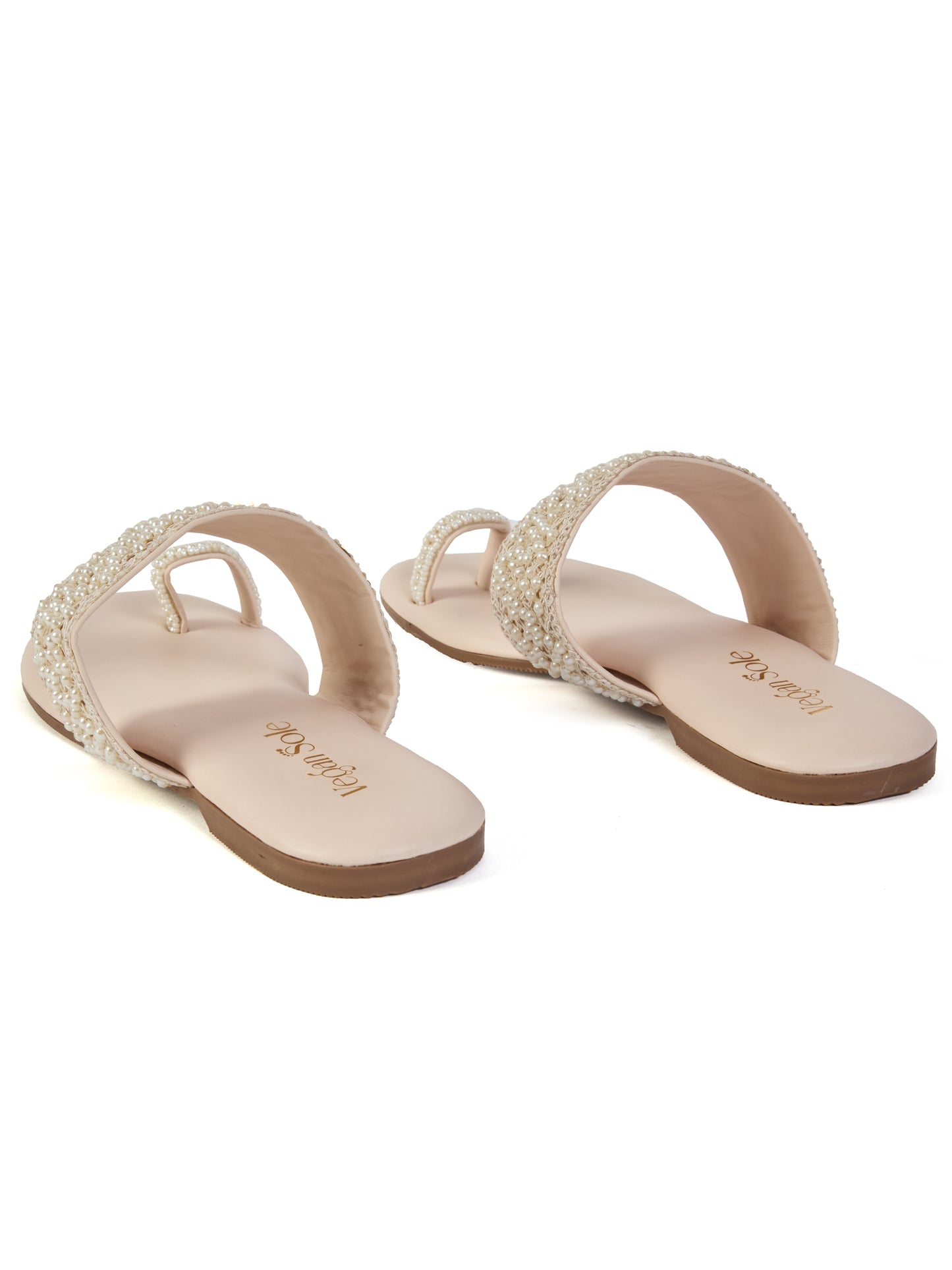 One Toe Pearl Flats