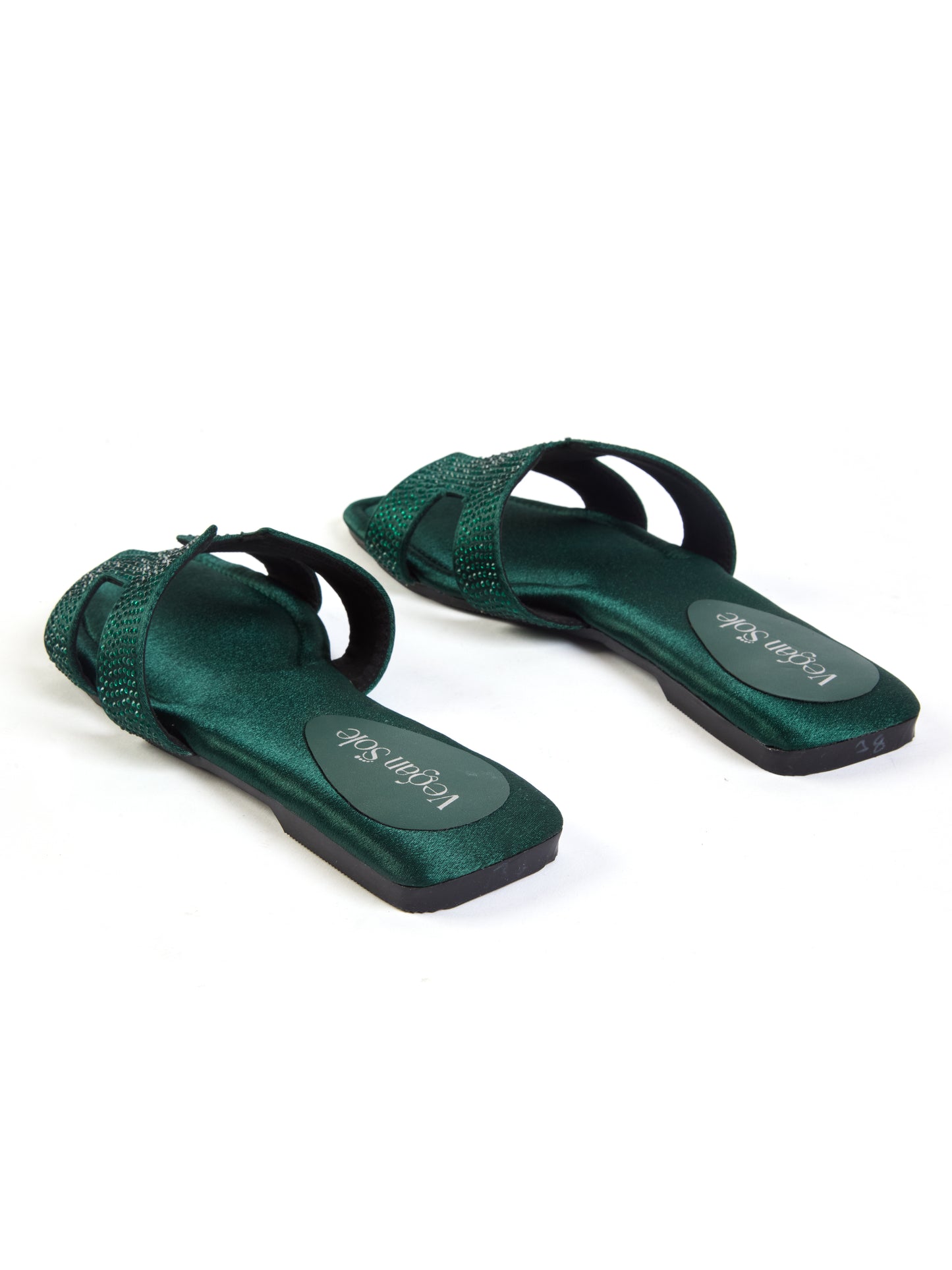 For Her Crystal Flats