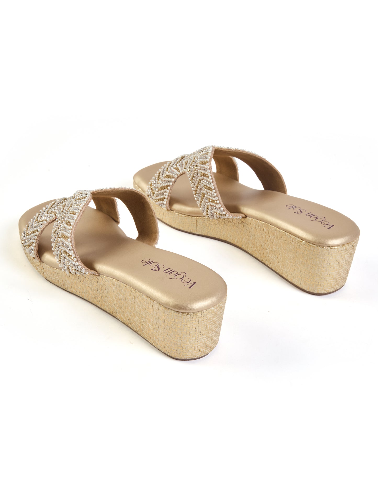 For Her Pearl Platform Heels