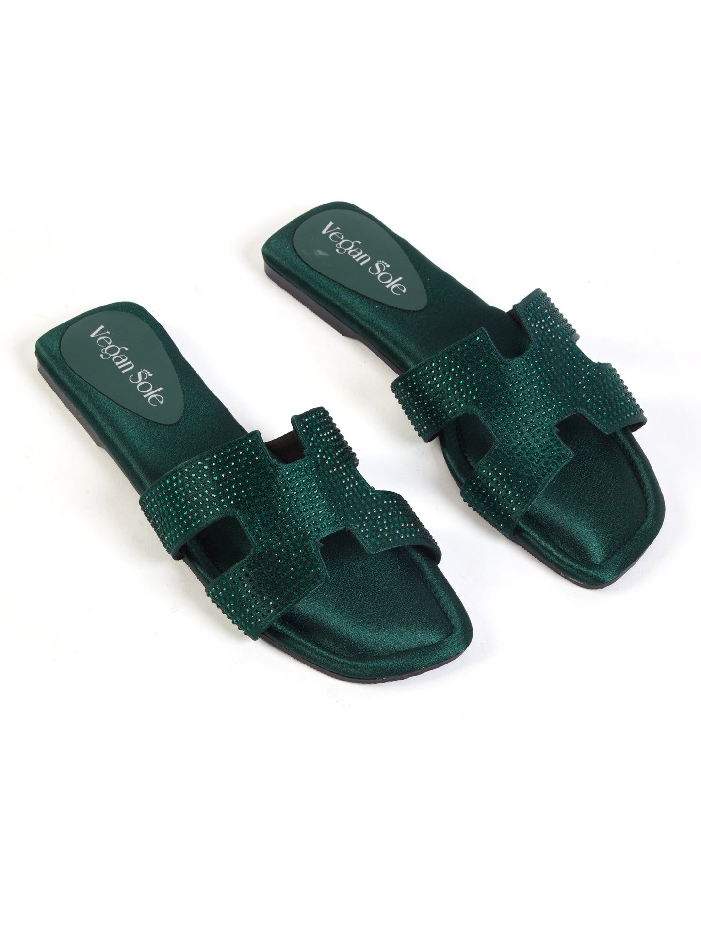 For Her Crystal Flats