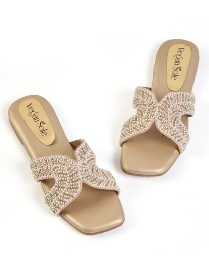 For her Pearl Flats