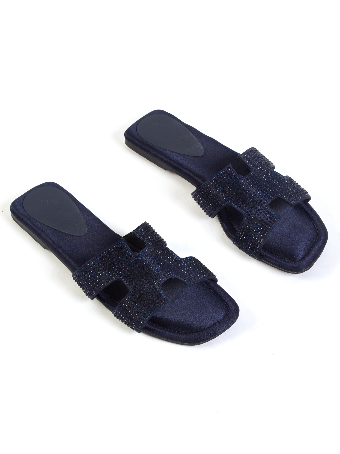 For Her Crystal Flats