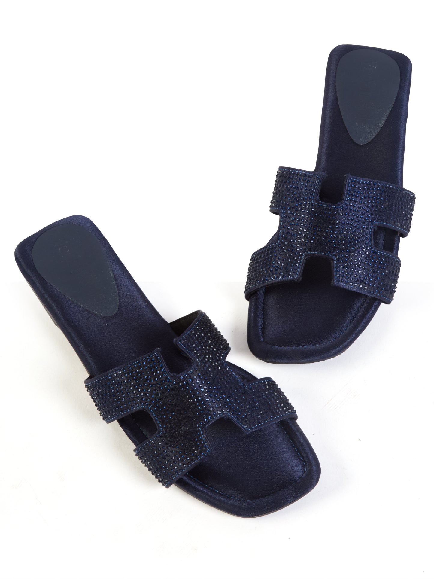 For Her Crystal Flats