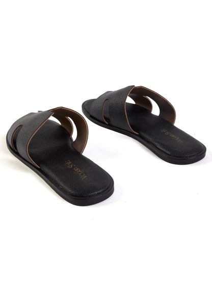 Black For Him Flats