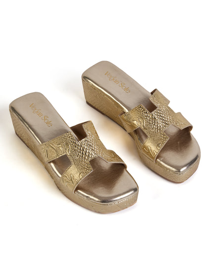For Her Golden Heels