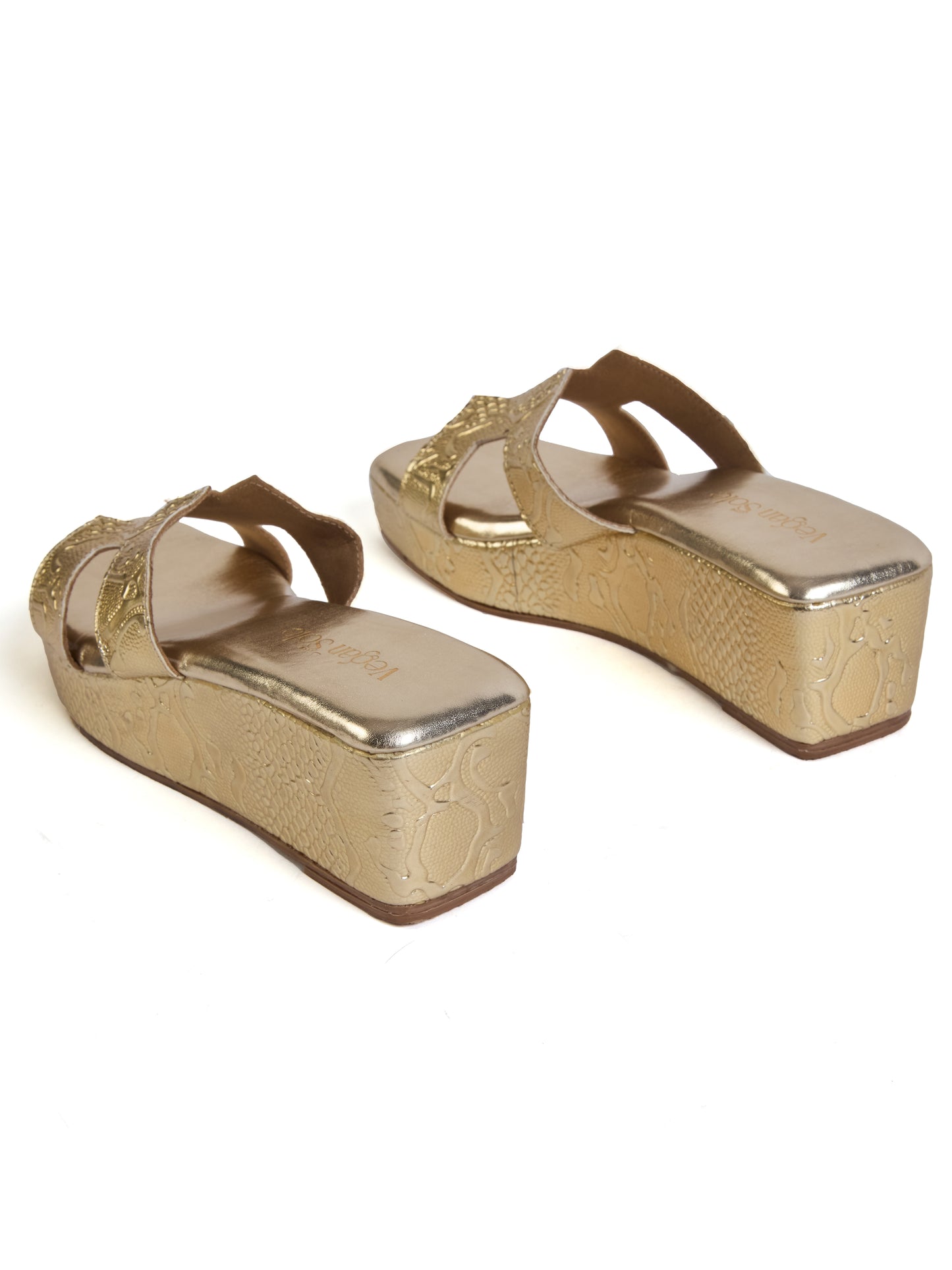 For Her Golden Heels