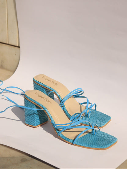 Rectangle Tie-Up Heels